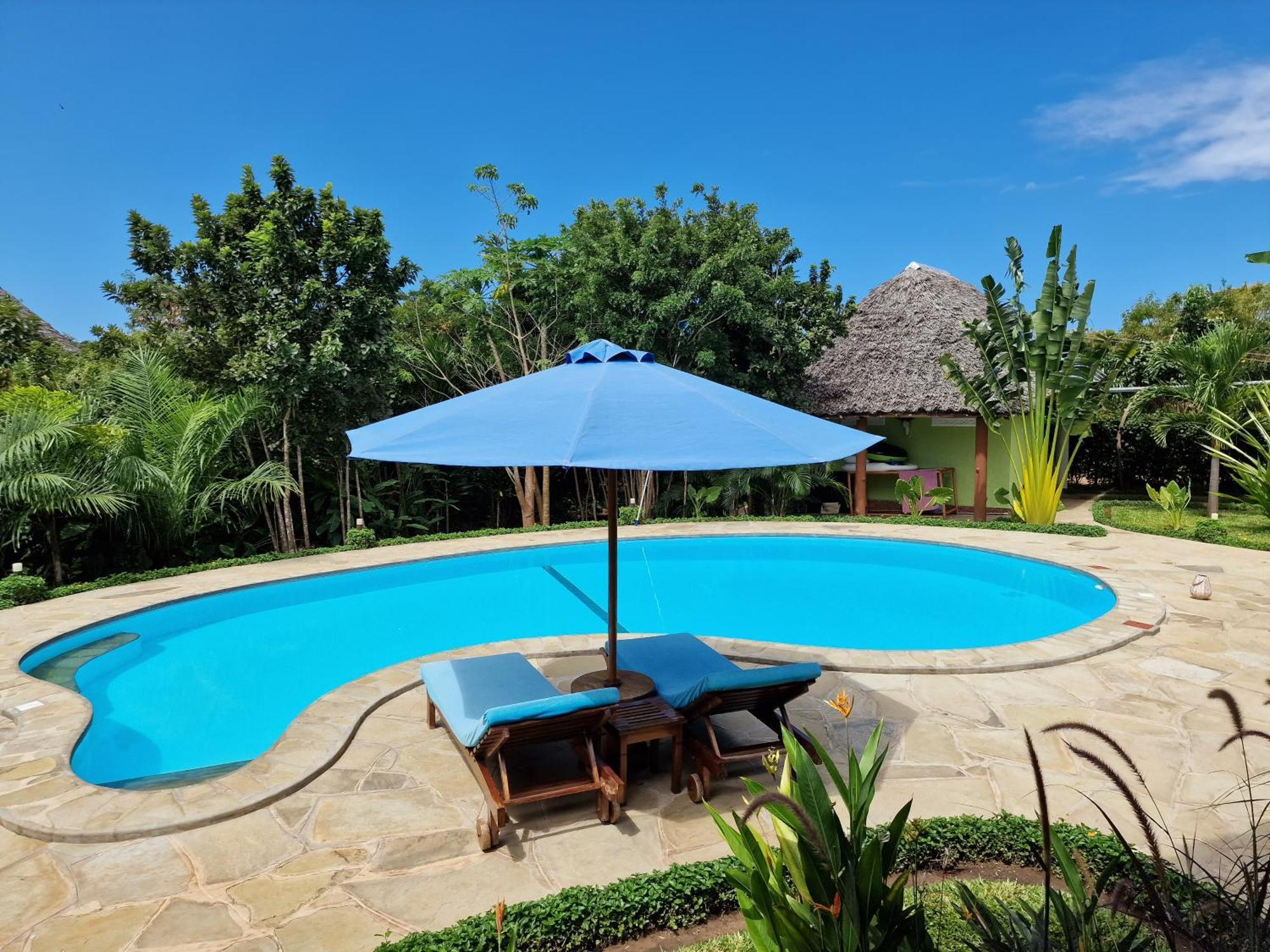Paradiesische Villa Maisha Mazuri Mit Pool. Terrasse Und Personal Diani Beach Zewnętrze zdjęcie